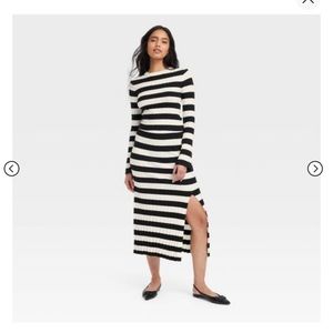 NWT target striped top and skirt set